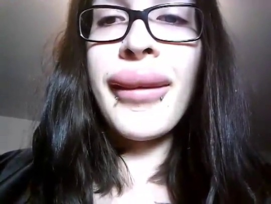 Unwanted cum on lips